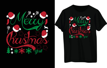 
 Christmas T-shirt Design .