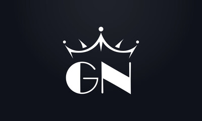 King crown logo design vector and extra bold queen symbol