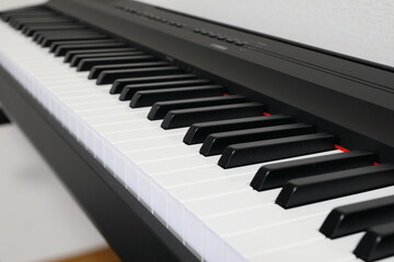 電子ピアノの鍵盤