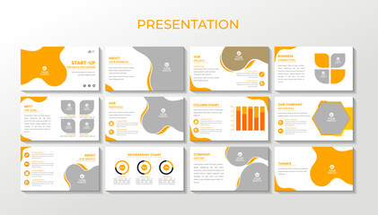 company presentation report Corporate Business power point presentation template