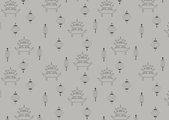 Chinese style seamless pattern