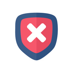 Shield data protection status. A check mark on the shield.