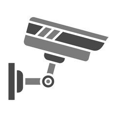 Surveillance Greyscale Glyph Icon