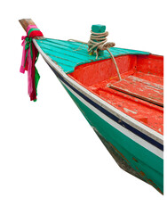 boat on the beach isolated and save as to PNG file