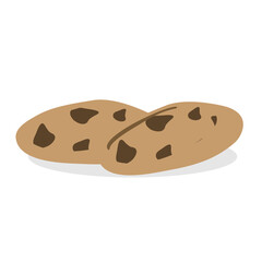 Art illustration design concept fast junk food seamless symbol logo of cookies