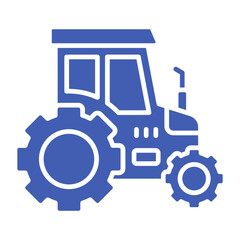 Obraz premium Tractor Multicolor Glyph Icon