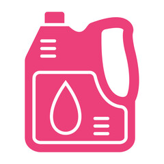 Oil Canister Multicolor Glyph Icon