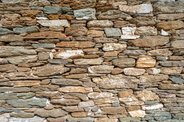Stone wall in Sifnos Greece