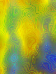 wavy flowing multicolored gradient illustration