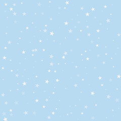 Fototapeta premium Snowy christmas background. Subtle flying snow
