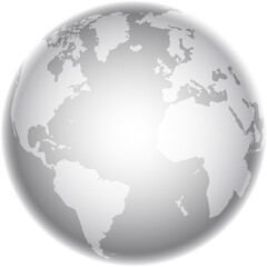 Fototapeta na wymiar World globe earth symbols