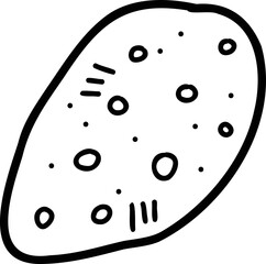 Hand Drawn potato illustration