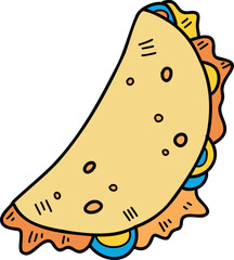 Hand Drawn delicious sandwich illustration