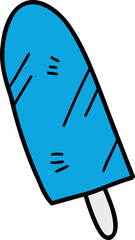 Hand Drawn ice cream stick illustration