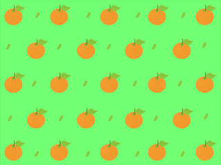 Art illustration sign logo vector symbol icon background patter seamless fruits of orange
