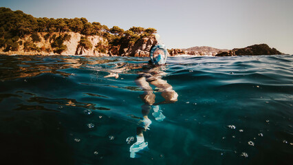 plong&eacute;e proche