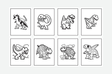 dinosaur coloring pages easy