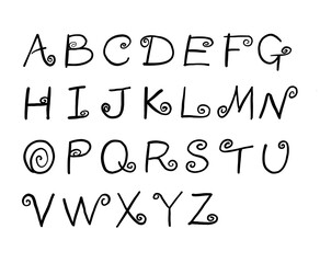 不思議なアルファベット