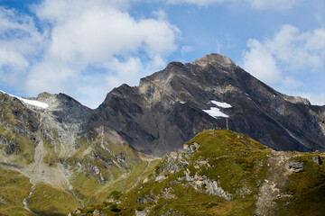 Berggipfel in den Alpen in Österreich Hohe Tauern, Kaprun