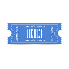 Tickets for events, theatre, circus and cinema. vector illustration