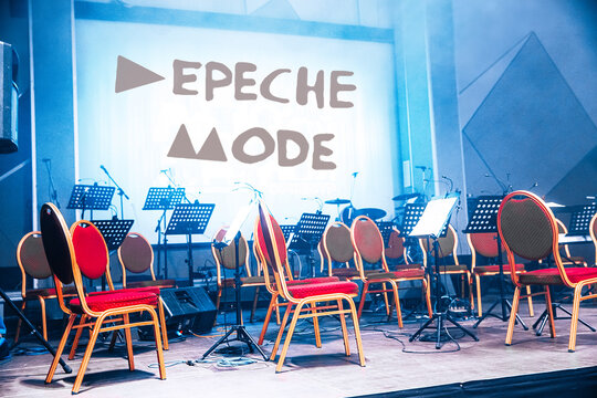 Preparing for the concert performance of cover versions of songs by Depeche Mode