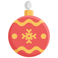 Obraz premium christmas ball icon