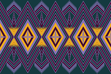 Fabric pattern geometric ethnic native style seamless pattern aztec african 