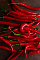 Indonesian local chili and vegetables