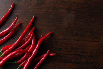 Indonesian local chili and vegetables