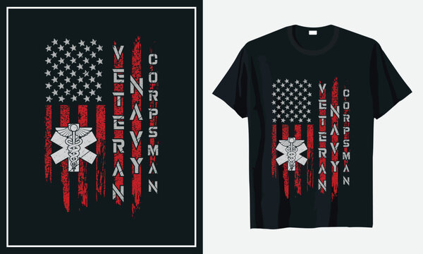 Veteran navy Corpsman t-shirt design