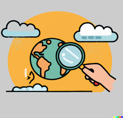 Fototapeta premium global warming vector