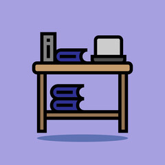 Art illustration symbol icon furniture logo household design sketch hand draw of shelves table