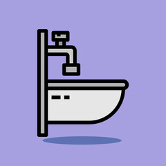 Art illustration symbol icon furniture logo household design  of sink
