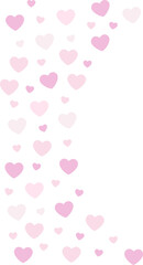 Abstract background with hearts