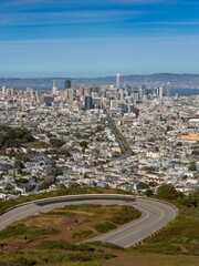 Naklejka na ściany i meble San Francisco from twin peaks