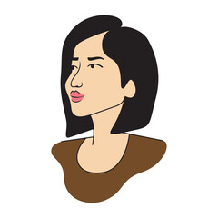 A Woman with a Bob Hairstyle.