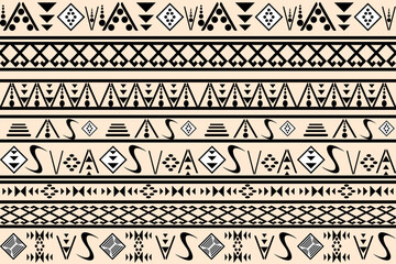 Fabric pattern geometric ethnic native style seamless pattern aztec african 
