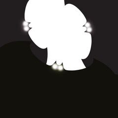 Happy Halloween Card Base Template with Flying Bats Covering the Sky - Design With Copyspace, Isolated on White Background