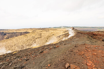 伊豆大島の三原山風景