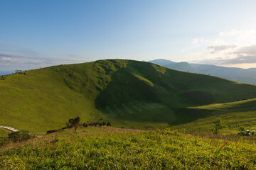 伊豆の大室山の風景