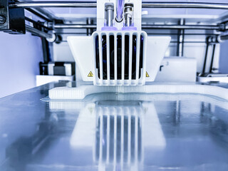 Obraz premium 3D printing machine make the 3D prototype model 