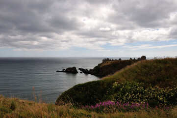 Dunnotar castle wild and beautiful