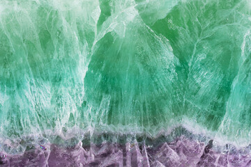 Green Fluorite. Gemstone background. Matt natural semi precious mineral pattern. Semiprecious stone...