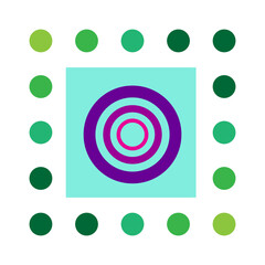 Vector modern Abstract geometric composition. Geometric design, minimalism, geometric shapes. Logo design