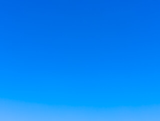 Blue sky above Sydney NSW Australia at sunset