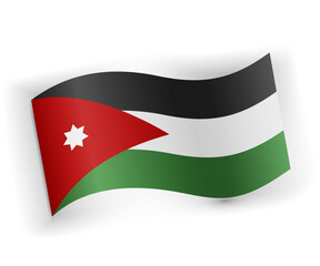Jordan national flag