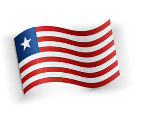 Liberia national flag