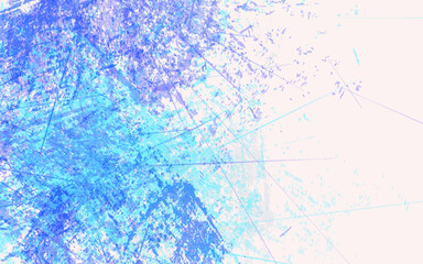 Naklejka premium Abstract grunge texture blue and white color background vector