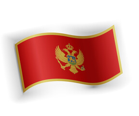 Montenegro national flag