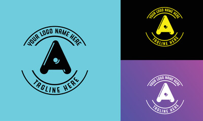 letter a Logo design 